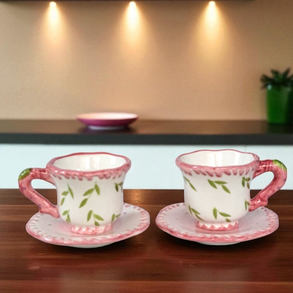 Milson And Louis Hand Painted Original Tea Set Ceramic Tea Party Teapot & More - Picture 12 of 13